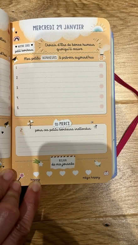 Photo of free French Year diary (SE28) #2