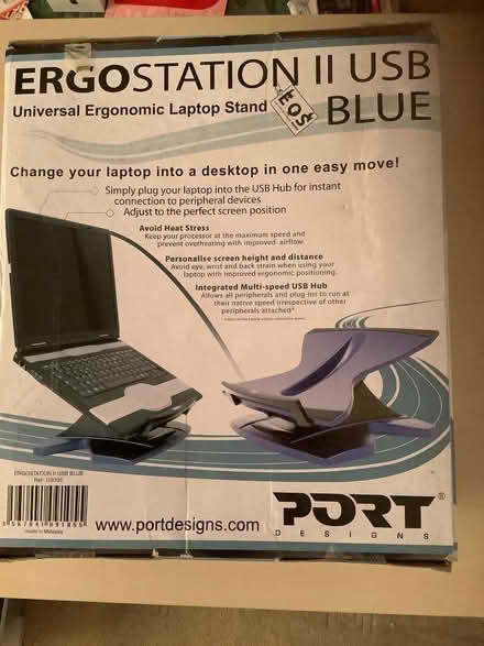 Photo of free Ergo Station II Laptop Stand boxed (Royston EH5) #2