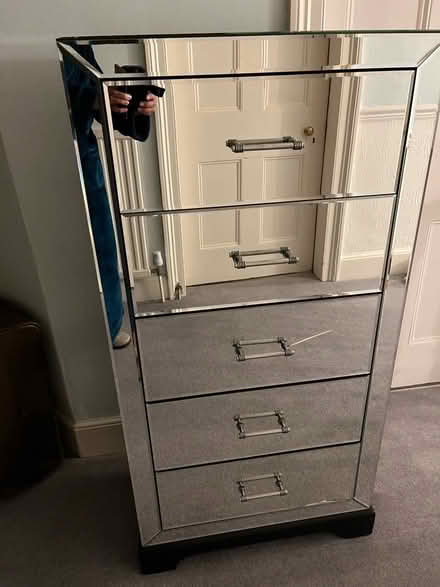 Photo of free Tall mirrored Laura Ashley dresser (Christchurch park area) #2