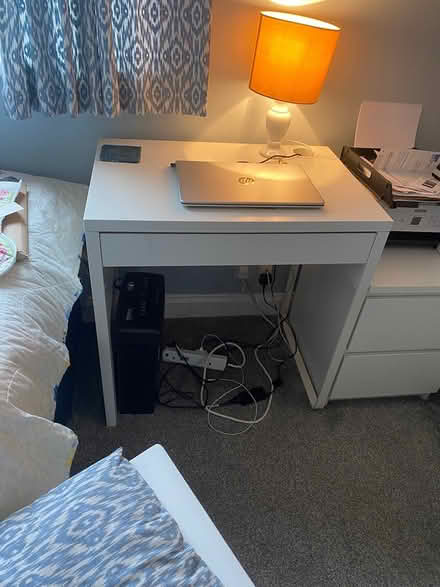 Photo of free White desk (Frampton Cotterell) #2