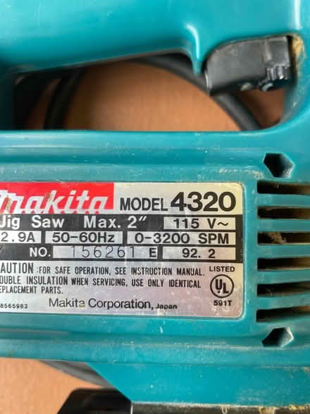 Photo of free Makita 3/8” drill and jig saw (Old Northeast neighborhood) #3