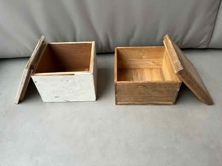 Photo of free Two small wooden boxes (Twickenham TW2) #1