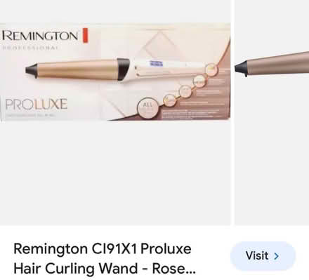 Photo of free Remington Proluxe Hair Curling Wand (Thundersley SS7) #1