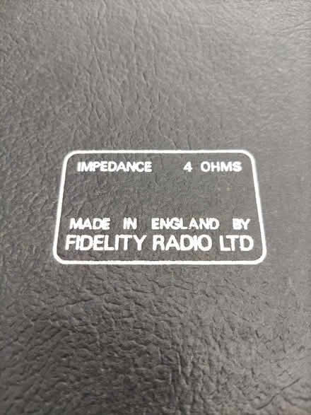 Photo of free Pair of old speakers from Fidelity radiogram (Southmead BS7) #2