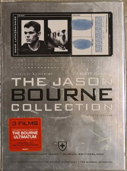 Photo of free Jason Bourne 3 DVD set (Whitinsville, MA) #1