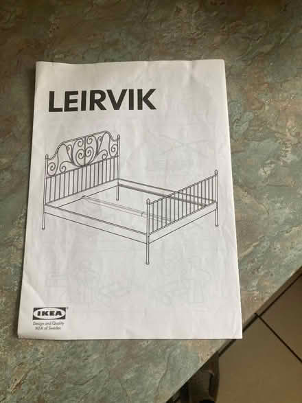 Photo of free IKEA double bed frame (Oakwood LS8) #3