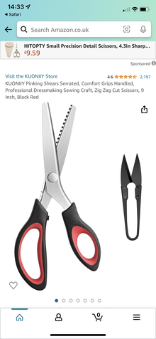 Photo of pinking shears (Hatch Warren, RG22) #1