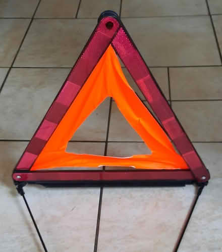 Photo of free Car breakdown warning triangle (Preston) #2