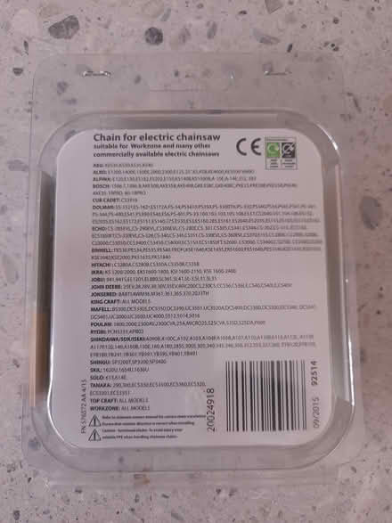 Photo of free BN Spare Chainsaw Chain (DY10 Horsefair Kidderminster) #2