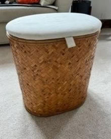 Photo of free Rattan Laundry Basket (W3) #2
