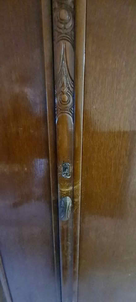 Photo of free Wooden wardrobe to go by 2pm (Walthamstow Wood Street) #3