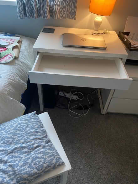 Photo of free White desk (Frampton Cotterell) #1