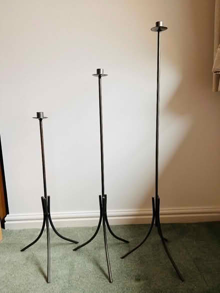 Photo of free Set of 3 Candlesticks (Pitlochry PH16) #1