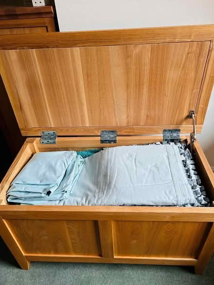 Photo of free Solid oak blanket box (Pitlochry PH16) #1