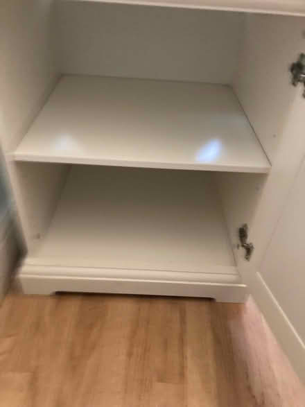 Photo of free White side table/cabinet (W14) #1