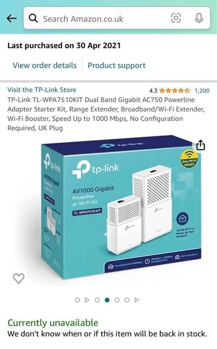 Photo of free Wifi powerline adapters (Eastwood (G43)) #1