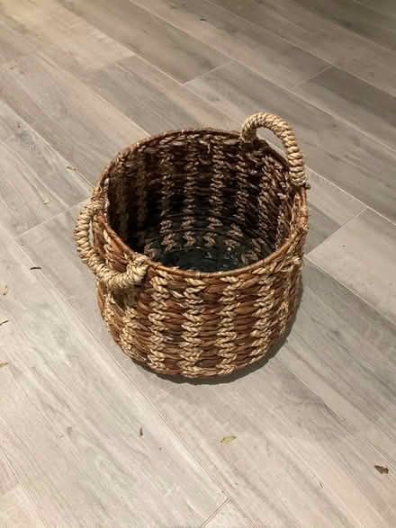 Photo of free Medium wicker basket (Hampton Hill TW12) #1