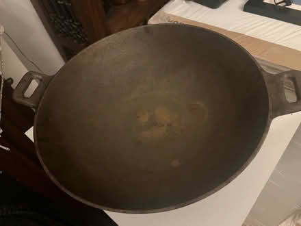 Photo of free Solid iron wok (Sanderstead) #2