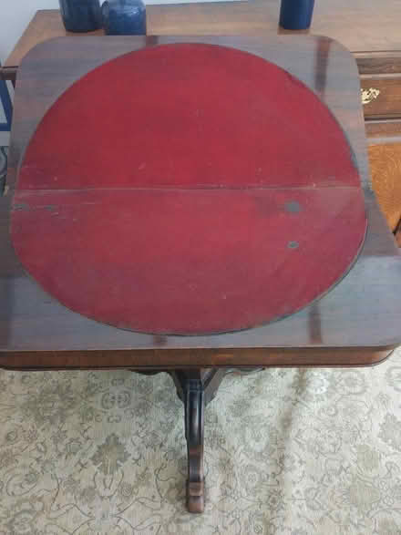 Photo of free Early 20th century card table (Sutton area shrewsbury) #3