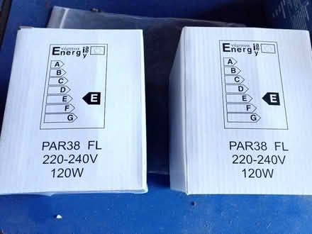 Photo of free 2 x 120W Light bulbs (Woodcote RG8) #1