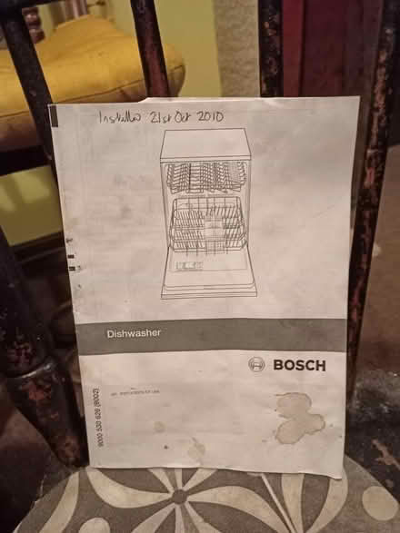 Photo of free BOSCH DISHWASHER good working order, full size (Mytholm HX7) #1