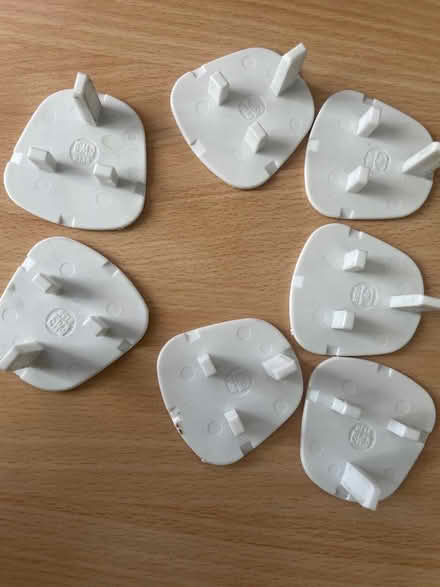 Photo of free 7x white plastic plug covers (Whitehill SG4) #3