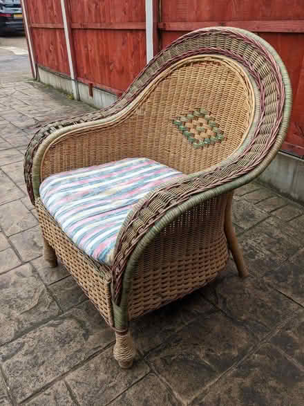 Photo of free Wicker Armchair (Bramcote Hills NG9) #3