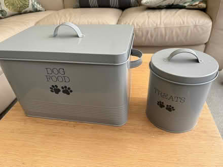 Photo of free Dog food/treat storage tins (LS7 Chapel Allerton) #1
