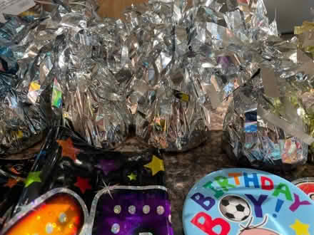 Photo of free Assorted birthday badges, banners and balloon weights (Whitehill SG4) #4