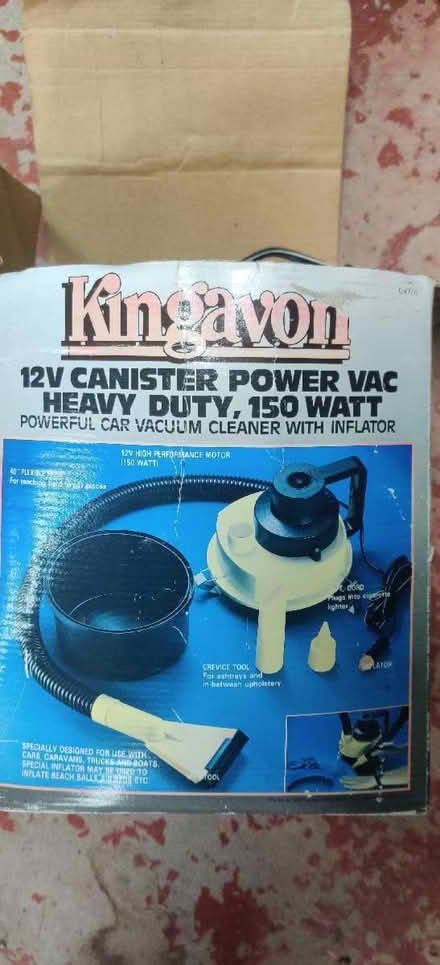 Photo of free 12v vacuum cleaner (Barnacle CV7) #2