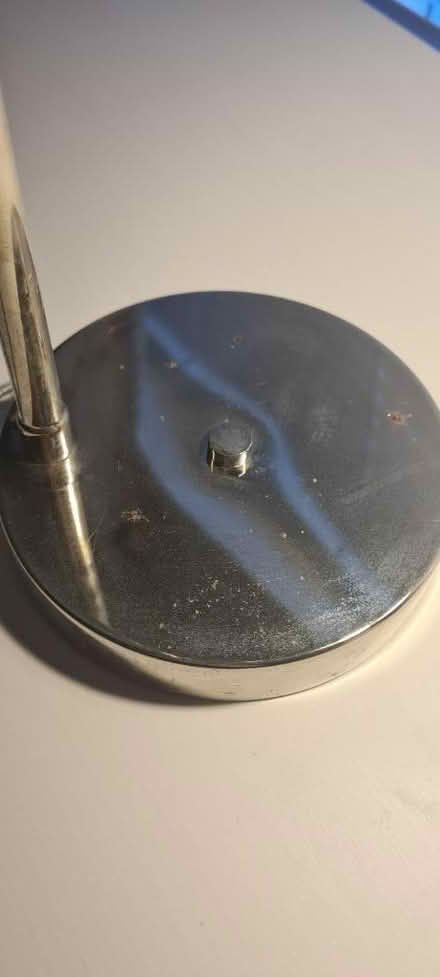 Photo of free Silver and glass lamp (L4) #3