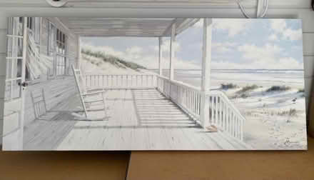 Photo of free 135 x 60cm, canvas print of beach house (Pokesdown BH6) #1