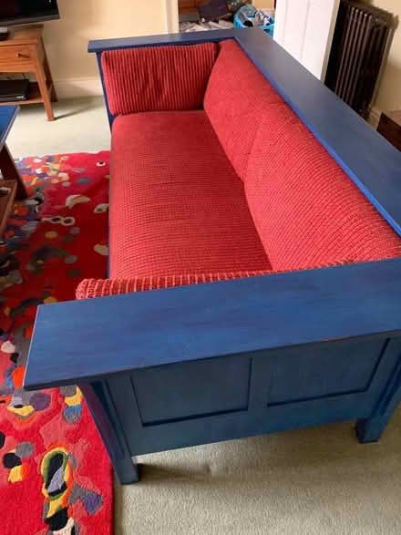 Photo of free Stickley wooden sofa (Christleton CH3) #4