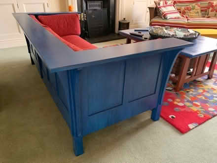 Photo of free Stickley wooden sofa (Christleton CH3) #3