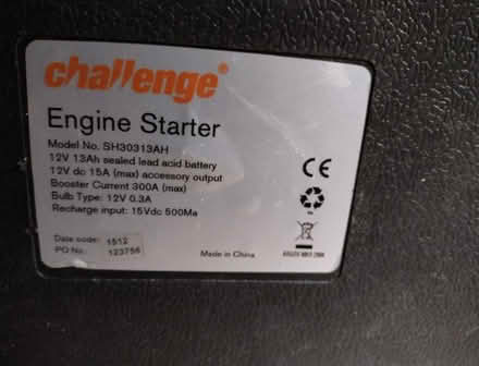 Photo of free Challenge engine starter SH30313AH (Putney SW15) #1