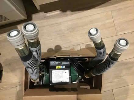 Photo of free 3 bar twin shower pump (Whitegrove RG42) #2