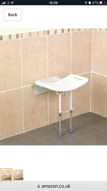 Photo of free Wall mounted shower chair (Fordhouses WV10) #2