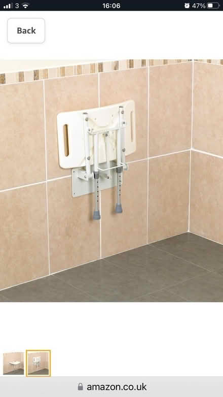 Photo of free Wall mounted shower chair (Fordhouses WV10) #1