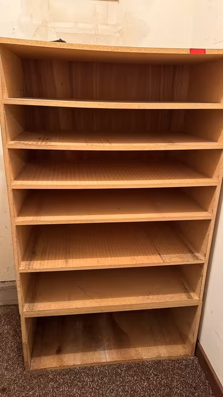 Photo of free particle board shelving units (Forest Knolls--west of Fairfax) #1