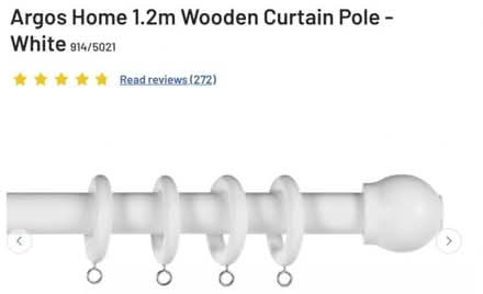 Photo of free Wooden curtain pole (Selsley GL5) #1