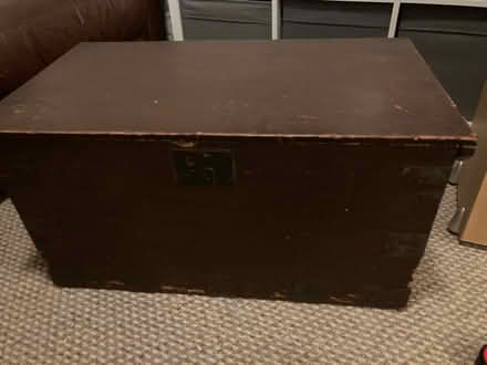 Photo of free Old Wooden trunk - coffee table (Eastbourne) #1