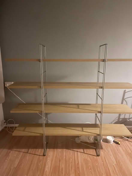 Photo of free Wooden shelving unit (Battersea SW11) #1