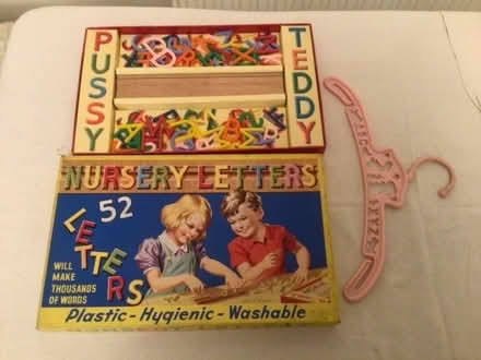 Photo of free Child’s Nursery Letters and Clothes Hanger. (Draycott GL11) #1
