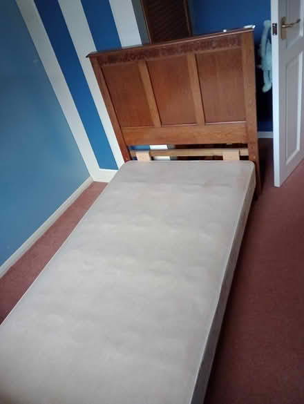Photo of free Single bed base and mattress (Finchampstead RG40) #1