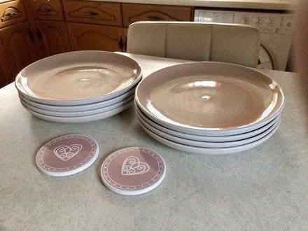 Photo of free plates and 2 coasters (Garforth, Leeds, LS25) #1