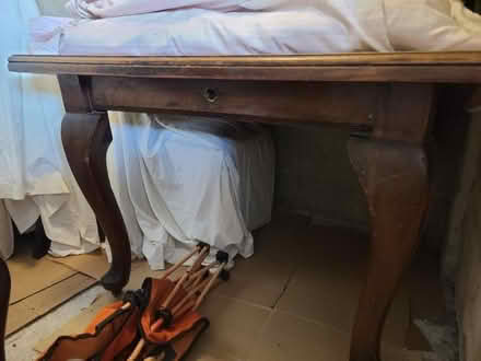 Photo of free Dining table with 4 chairs and an extra leaf (West Drayton UB7) #1