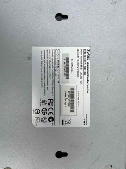 Photo of free Electronics device zyxel (Kidbrooke SE9) #3