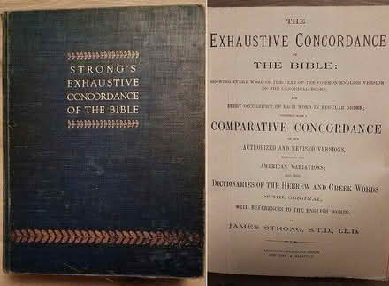Photo of free Strong's Bible Concordance (South Ruislip, HA4) #1