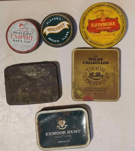 Photo of free Old/vintage tobacco tins (Abertillery NP13) #1