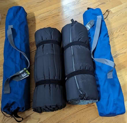 Photo of free Two cots and two air mattresses (Duveneck/St. Francis) #2